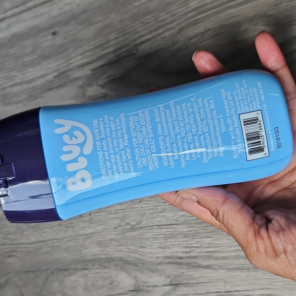 Bluey 3-in-1 Body Wash Shampoo & Conditioner – 2 Pack – Berry Scented - Picture 2 of 2